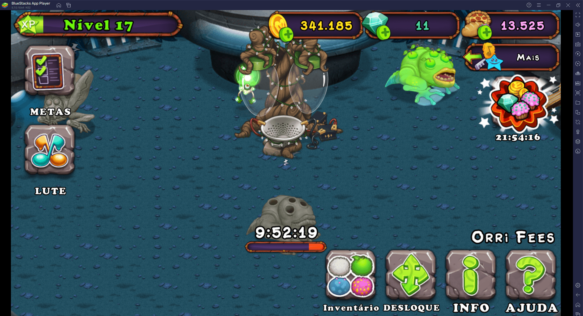 Como jogar My Singing Monsters no PC com BlueStacks