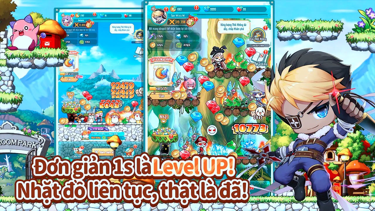 Cùng chơi “Nấm Lùn Phiêu Lưu Ký” - MapleStory R: Evolution trên PC với BlueStacks