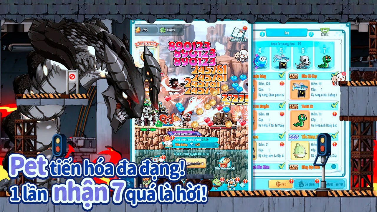 Cùng chơi “Nấm Lùn Phiêu Lưu Ký” - MapleStory R: Evolution trên PC với BlueStacks