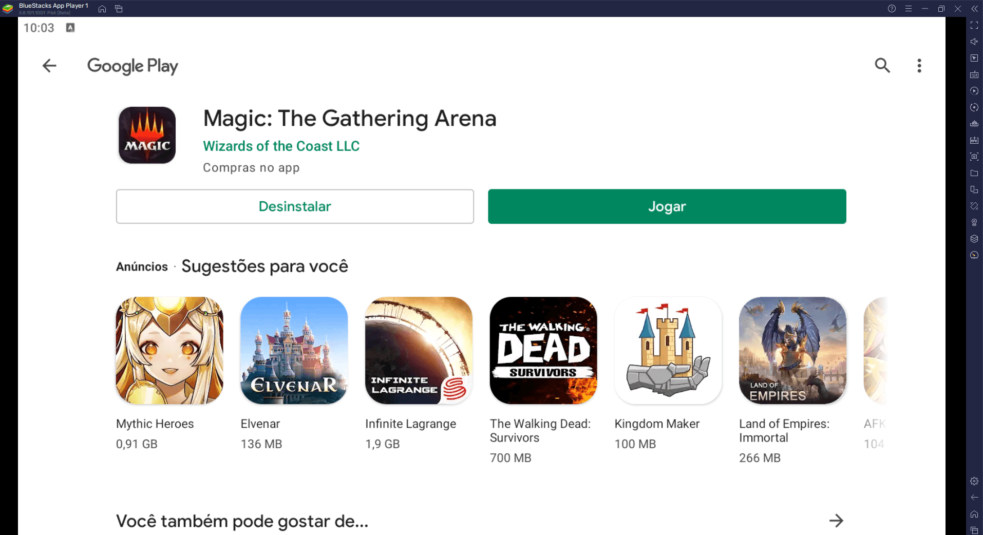 Como jogar Magic: The Gathering Arena no PC com BlueStacks