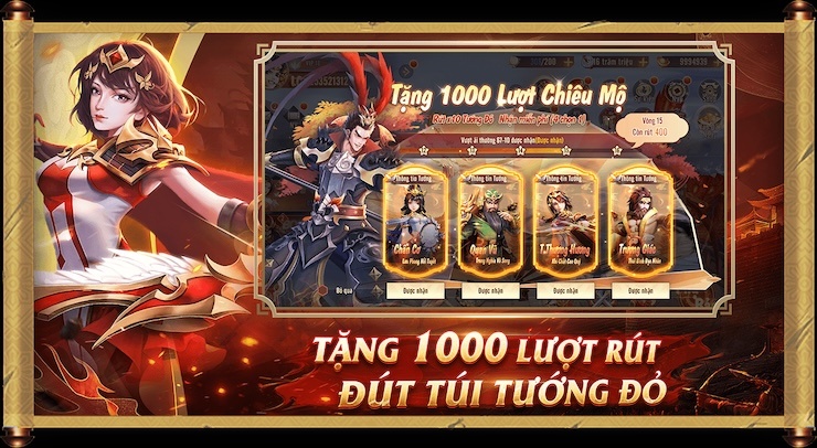 Mãnh Tướng Xuất Chiến: Thêm một game Tam Quốc mới toanh chuẩn bị ra mắt