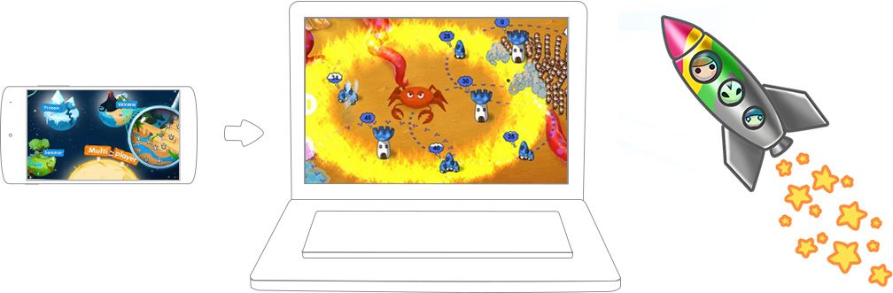 เล่น Mushroom Wars: Space! on PC 23