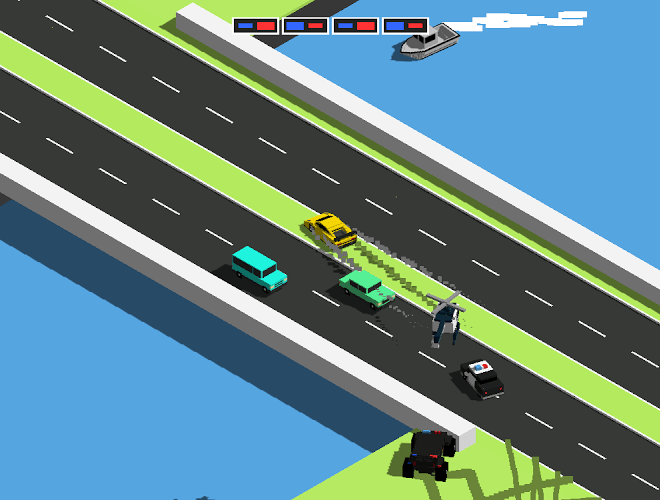 play smashy road wanted on pc with bluestacks android emulator
