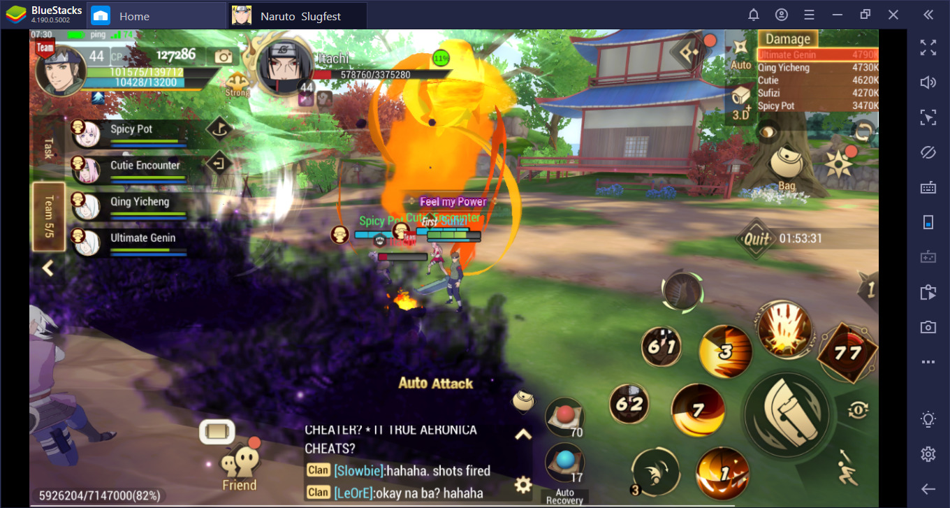 Ayo mainkan Naruto Slugfest dengan BlueStacks