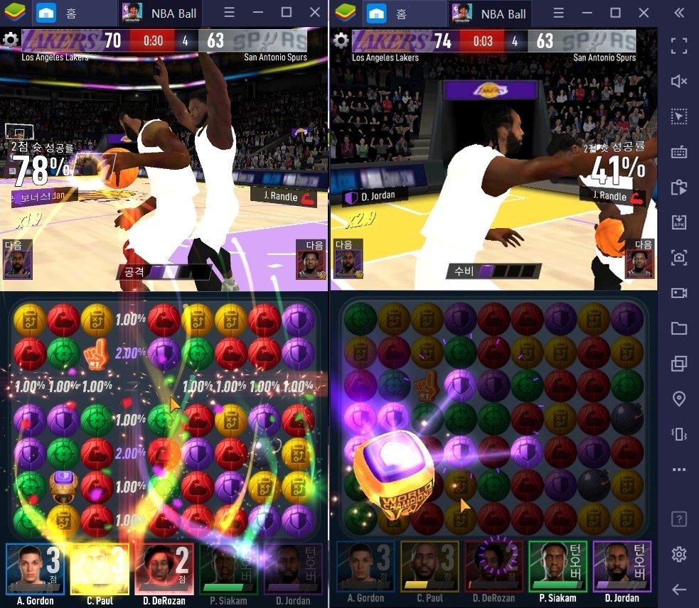 퍼즐과 농구의 만남 NBA 볼 스타즈 정식 출시, NBA의 스타들을 PC로 만나보세요!
