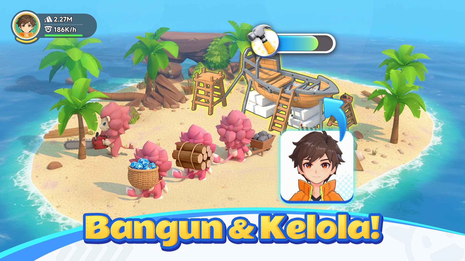 Panduan Main Game Catch & Build: Land of Pals Buat Pemula - Siap jadi Penguasa Pulau?