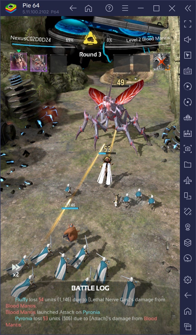 Giải phóng hành tinh Astra khi chơi Nexus War: Civilization trên PC với BlueStacks
