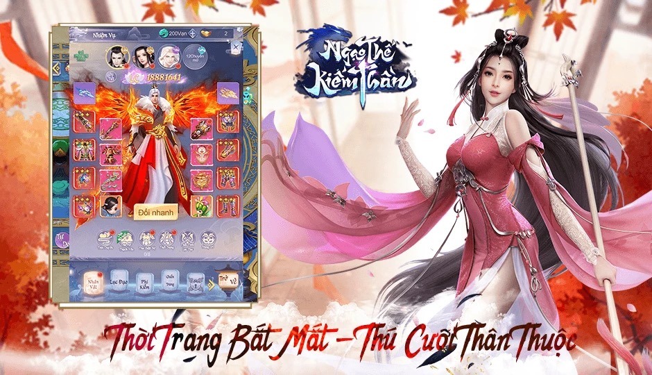 Ngạo Thế Kiếm Thần, game nhập vai đa nền tảng sắp ra mắt