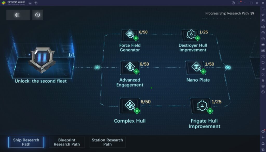 How to Increase Development Points in Nova Iron Galaxy BlueStacks
