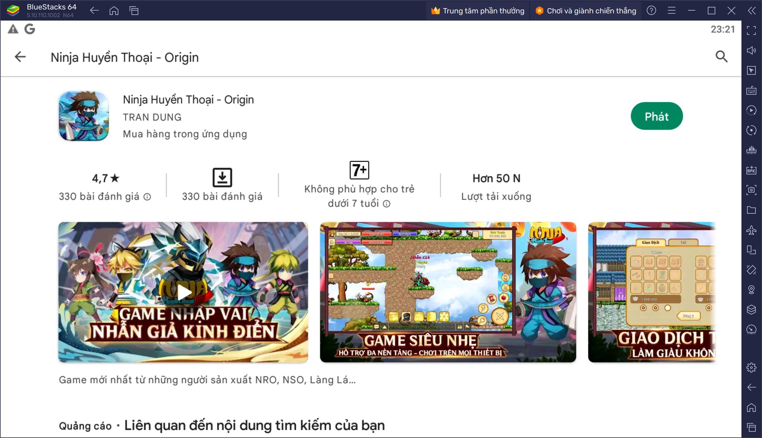 Trải nghiệm Ninja Huyền Thoại - Origin trên PC