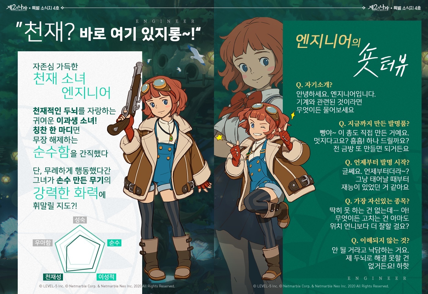 지브리 감성의 MMORPG 제2의나라를 PC에서 만나보기 전 찾아봐요, 내 취향에 맞는 캐릭터는 누구?