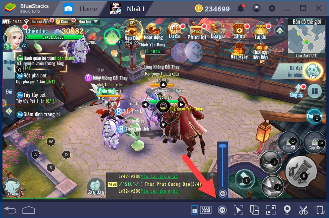 Thiết lập Game Controls khi chơi Nhất Kiếm Giang Hồ với BlueStacks