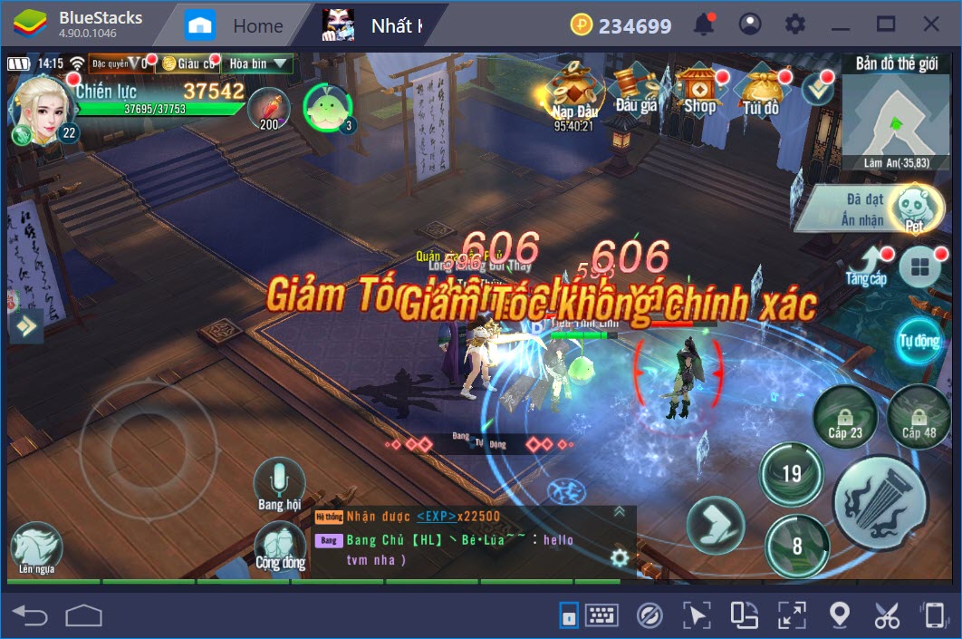 Thiết lập Game Controls khi chơi Nhất Kiếm Giang Hồ với BlueStacks