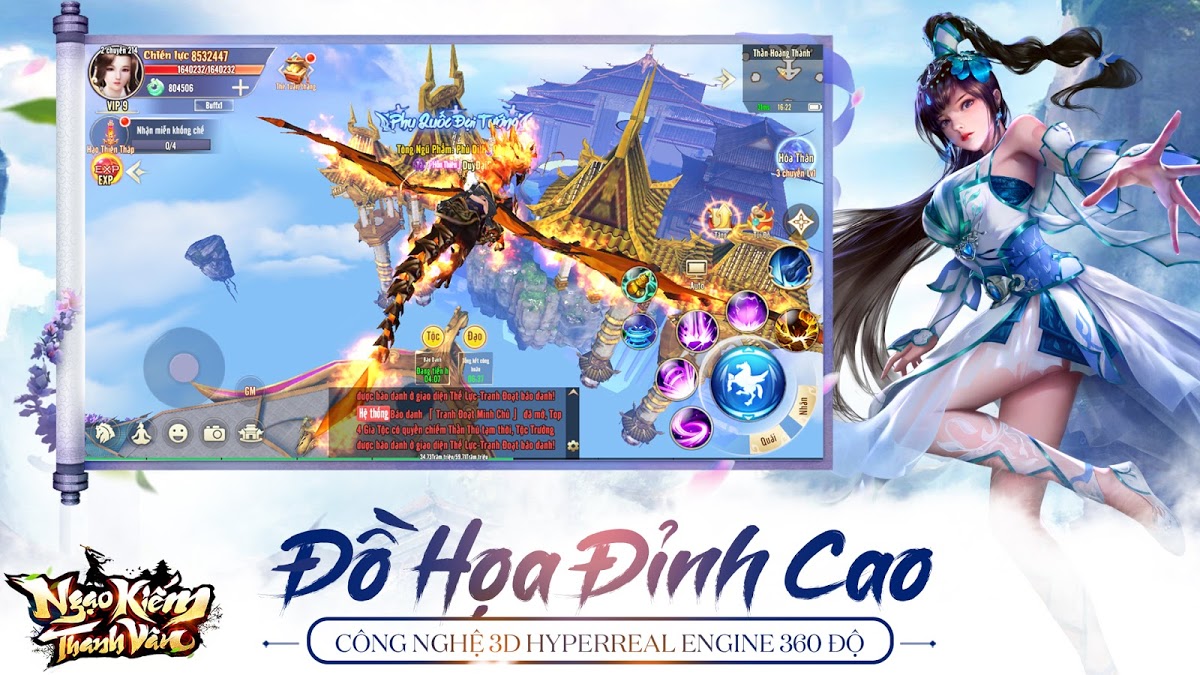 Game mới Ngạo Kiếm Thanh Vân chính thức ra mắt