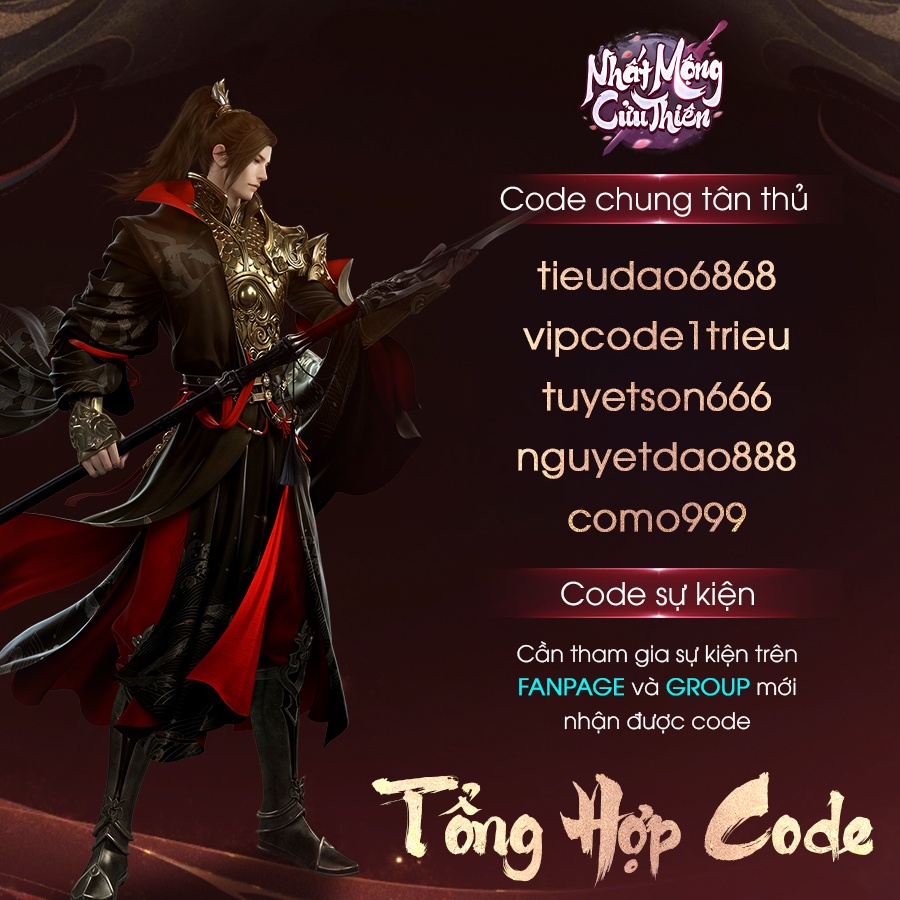 Tổng hợp giftcode Nhất Mộng Cửu Thiên và cách nạp khi chơi trên PC