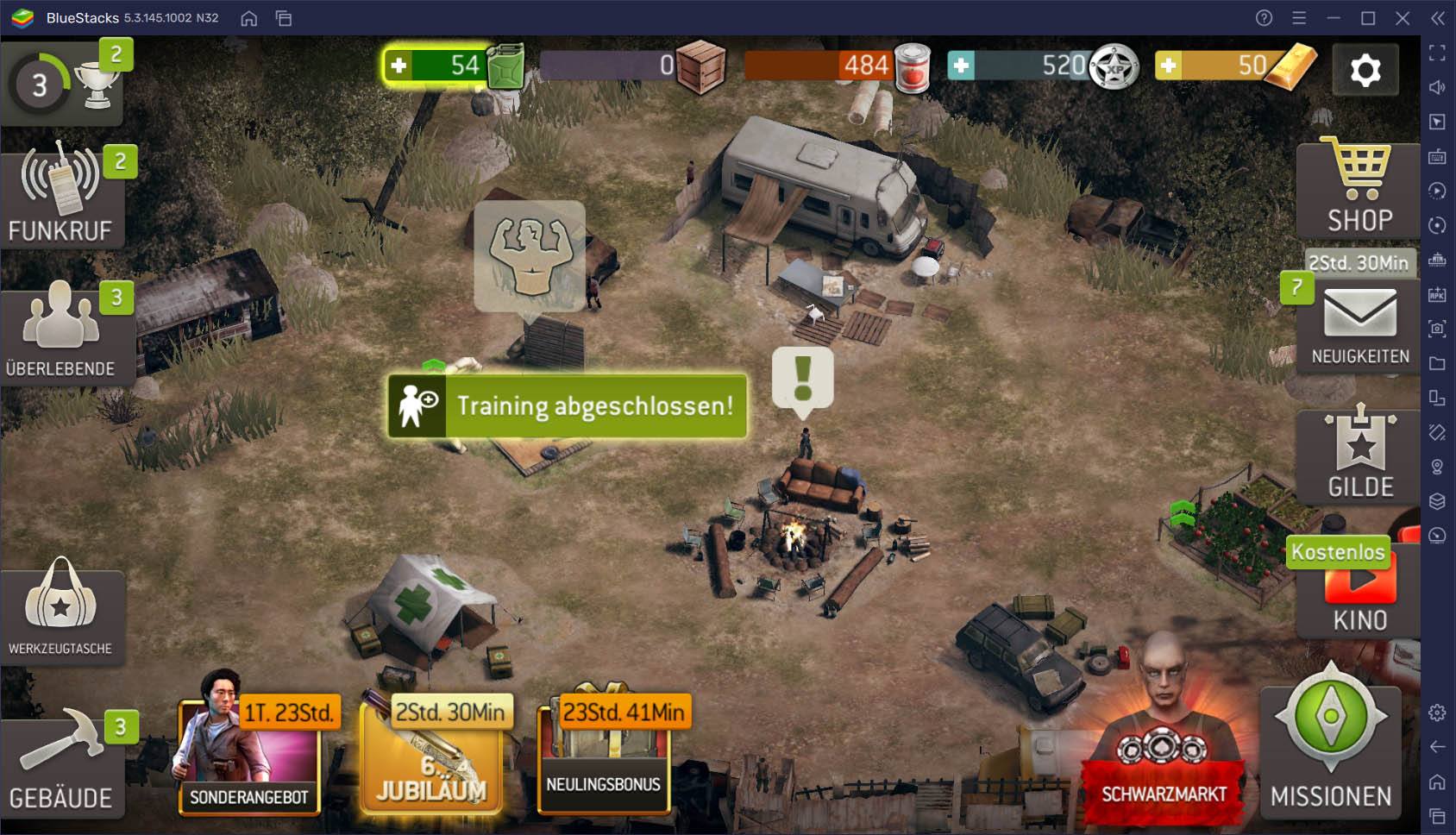 So verbesserst du The Walking Dead No Man’s Land mit BlueStacks