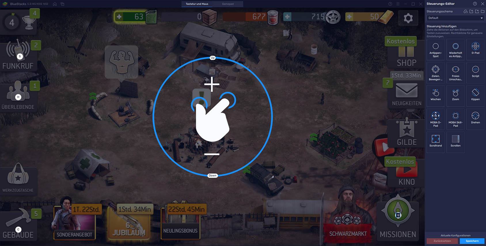 So verbesserst du The Walking Dead No Man’s Land mit BlueStacks