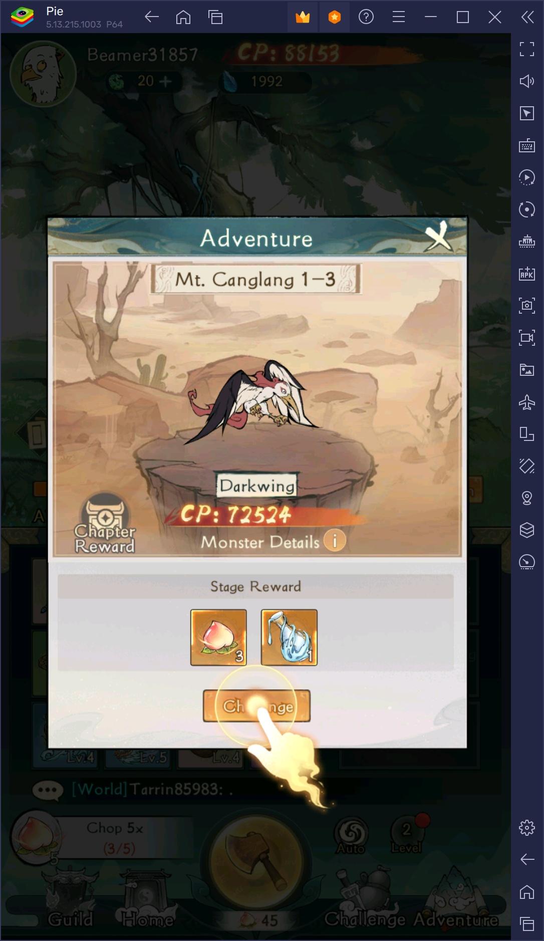 Cùng chơi Nobody’s Adventure Chop-Chop trên PC với BlueStacks