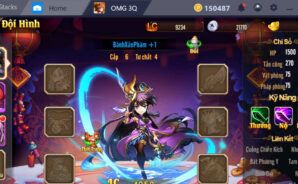 Cách nâng cấp tướng, thiết lập đội hình trong OMG 3Q