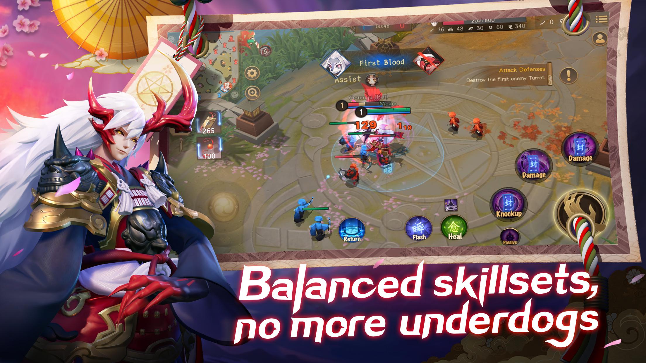 Onmyoji Arena : MOBA Onmyoji dari NetEase dengan Art yang Indah dan Karakter yang Keren