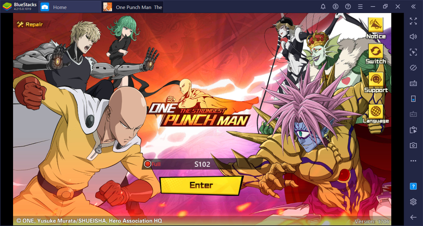 Cara Main ONE PUNCH MAN: The Strongest di PC