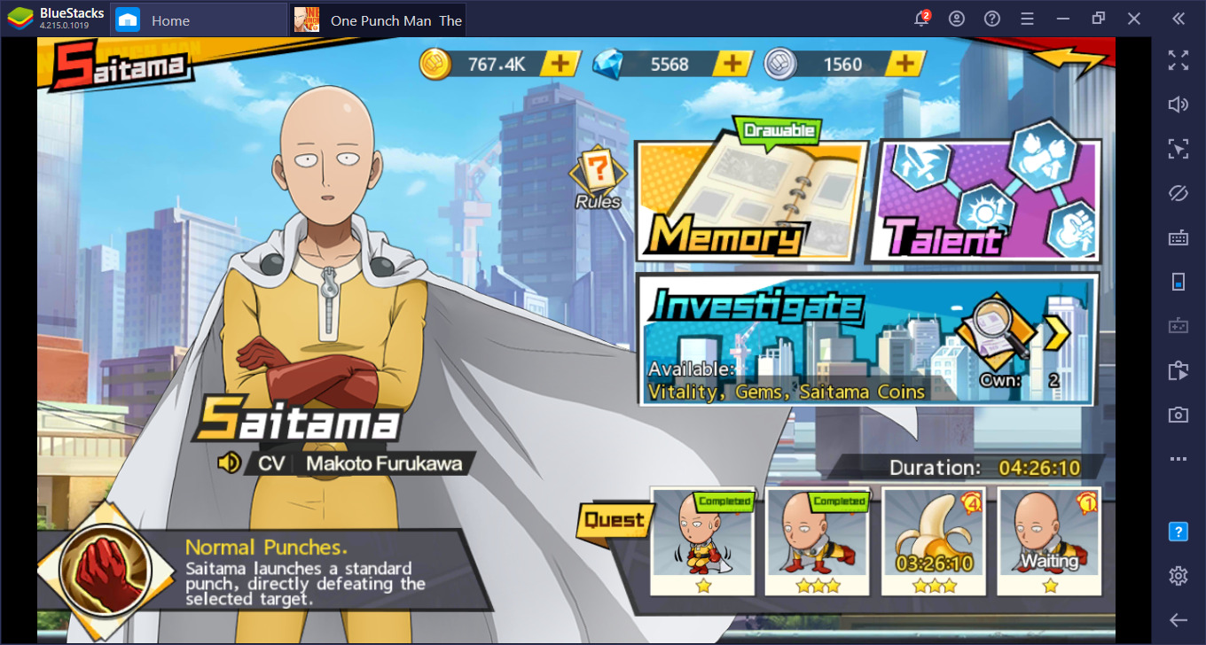 Cara Main ONE PUNCH MAN: The Strongest di PC