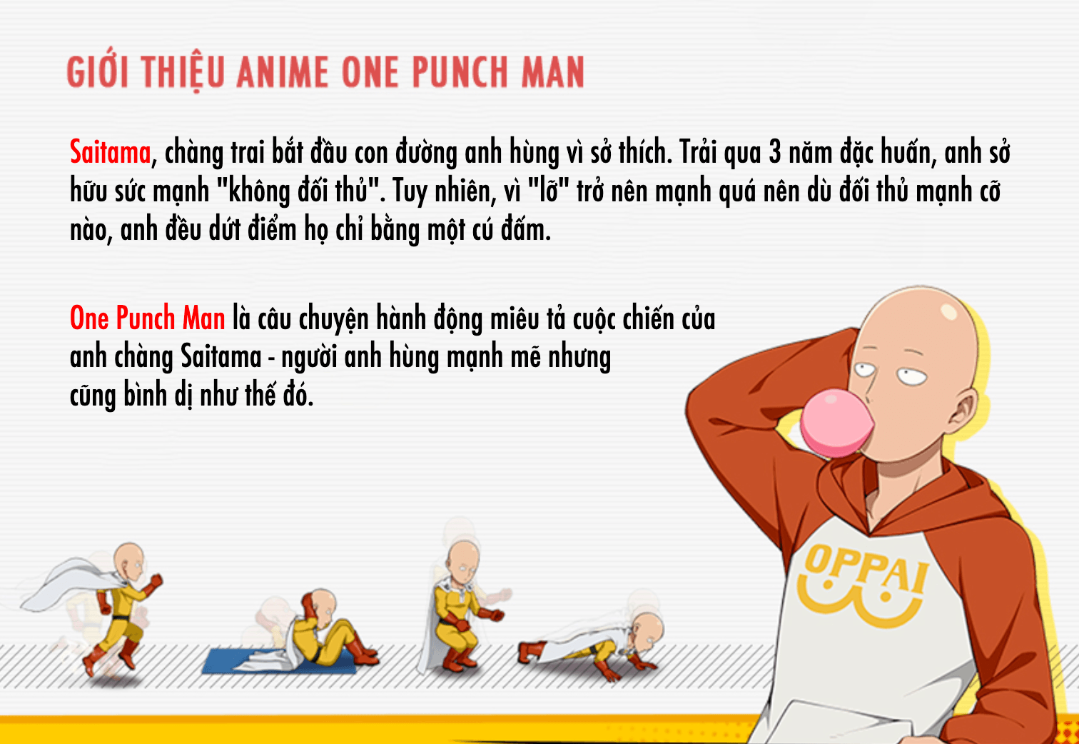 One Punch Man: The Strongest - Những tính năng hứa hẹn hấp dẫn