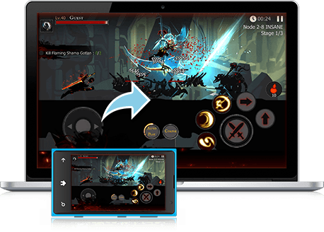 Играй Shadow of Death: Dark Knight — Stickman Fighting На ПК 24