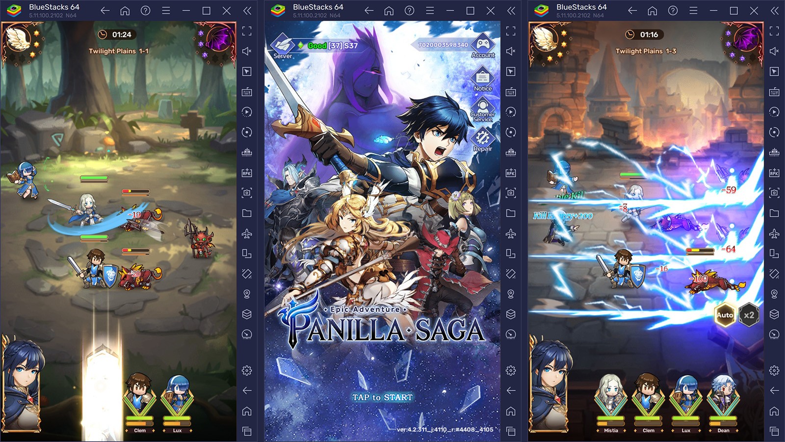 Cùng chơi Panilla Saga - Epic Adventure trên PC