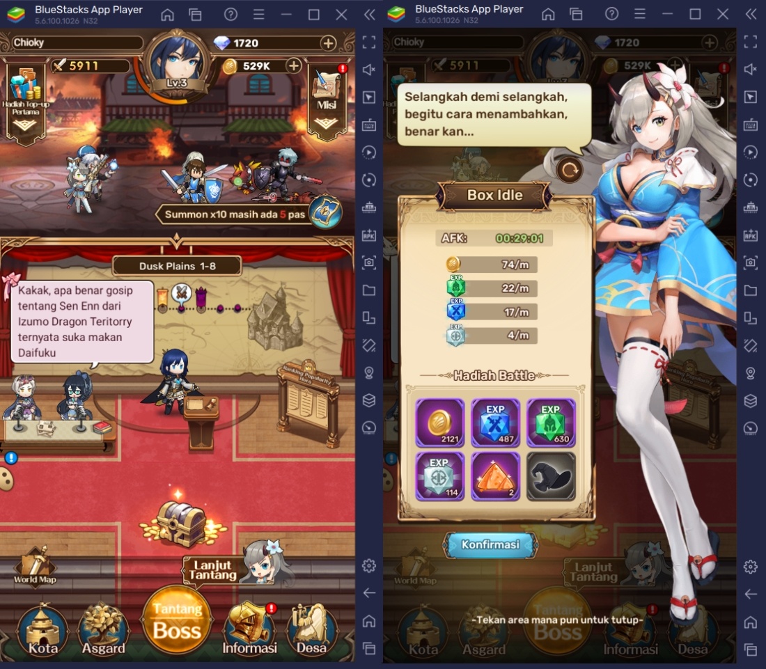 Panilla Saga, Game Anime JRPG Yang Bisa Kamu Mainkan di PC Dengan BlueStacks