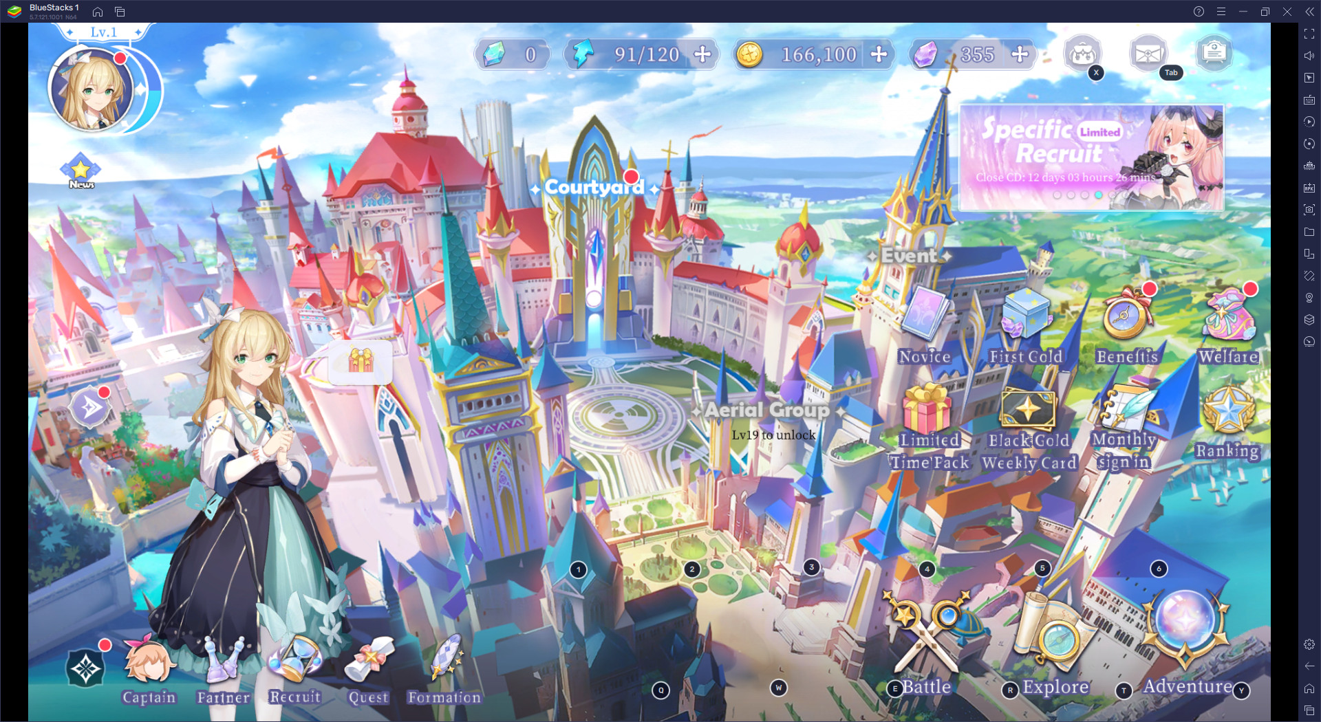 วิธีติดตั้งและเล่น Paradise: Waifu Dream บน PC และ Mac ผ่าน BlueStacks