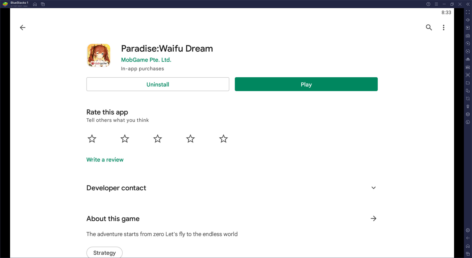 วิธีติดตั้งและเล่น Paradise: Waifu Dream บน PC และ Mac ผ่าน BlueStacks