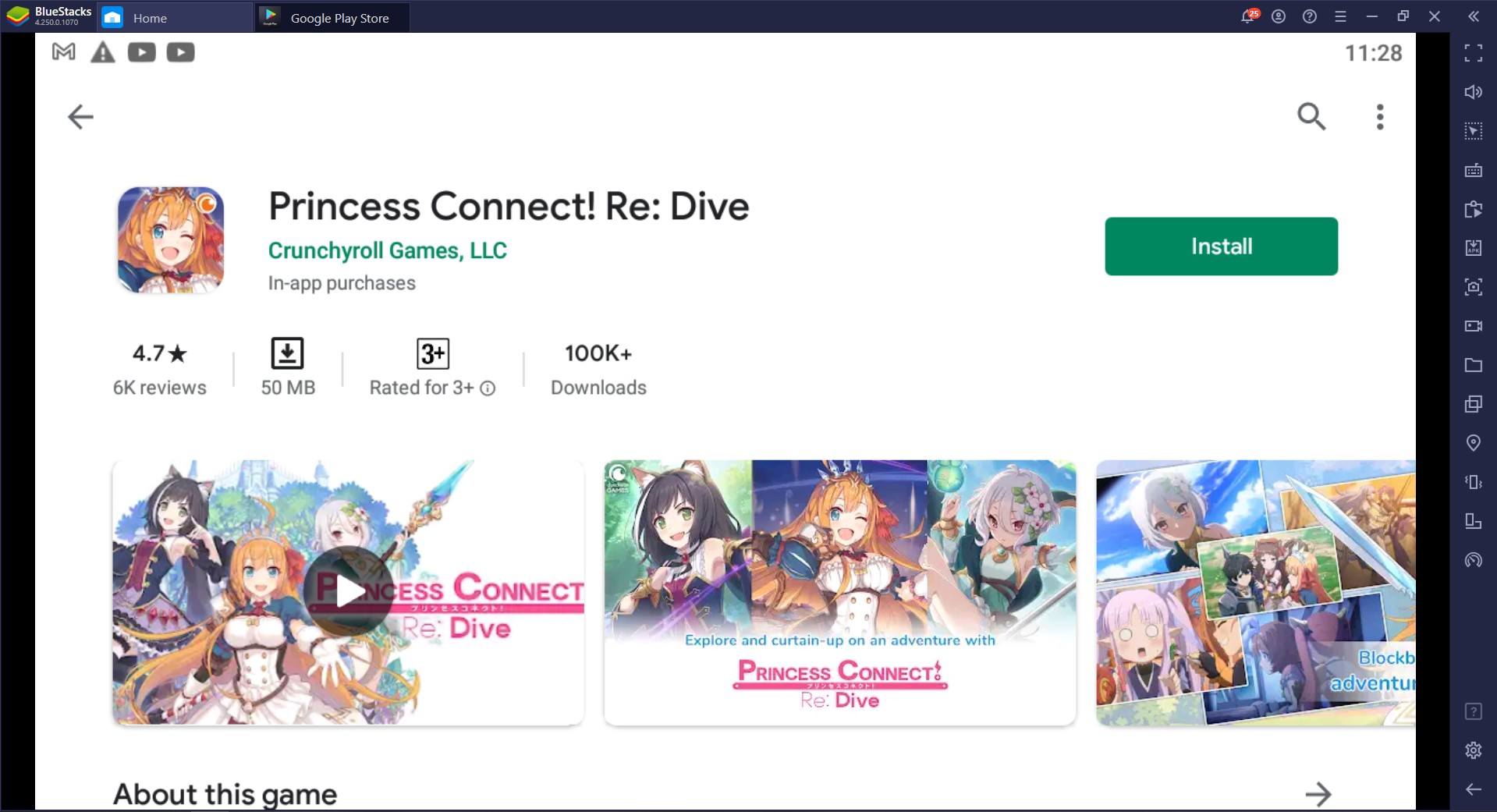 Cara Main Princess Connect! Re: Dive di PC dengan BlueStacks