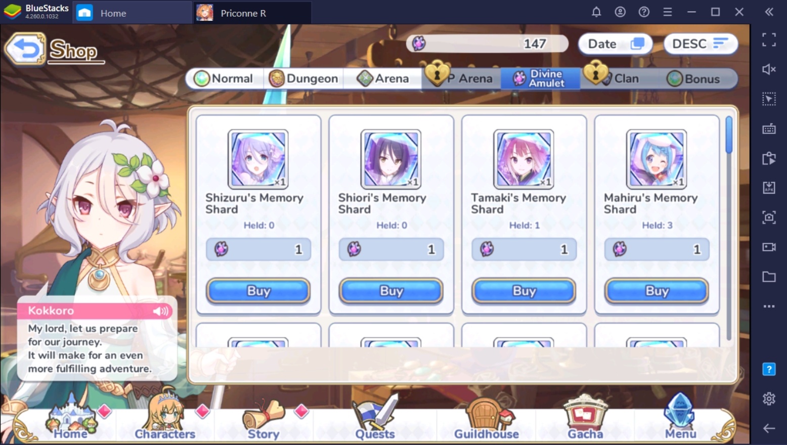 How To Get Memory Shards in Princess Connect! Re: Dive
