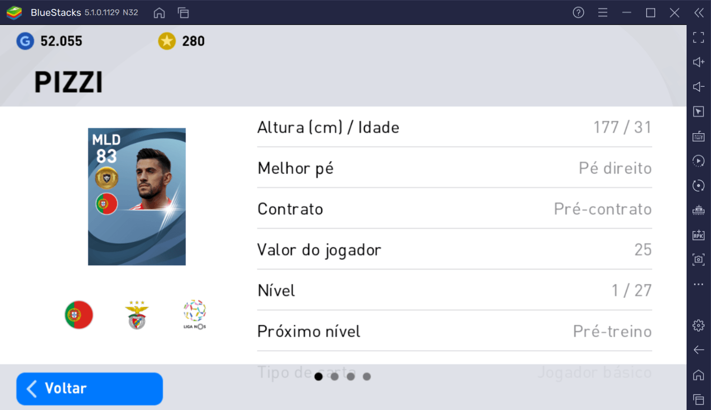 33 melhores jogadores no PES 2021 Mobile organizados por posição