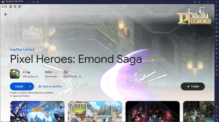 Cara Download Dan Memainkan Pixel Heroes: Emond Saga di PC dengan BlueStacks!