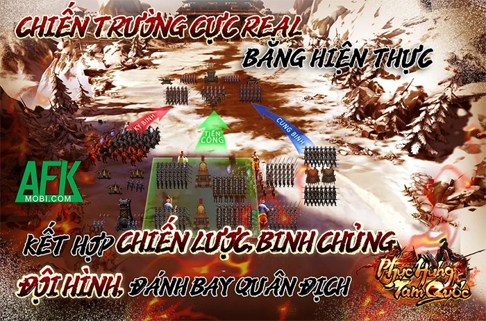 Phục Hưng Tam Quốc: Game đánh trận điều binh khiển tướng sắp phát hành