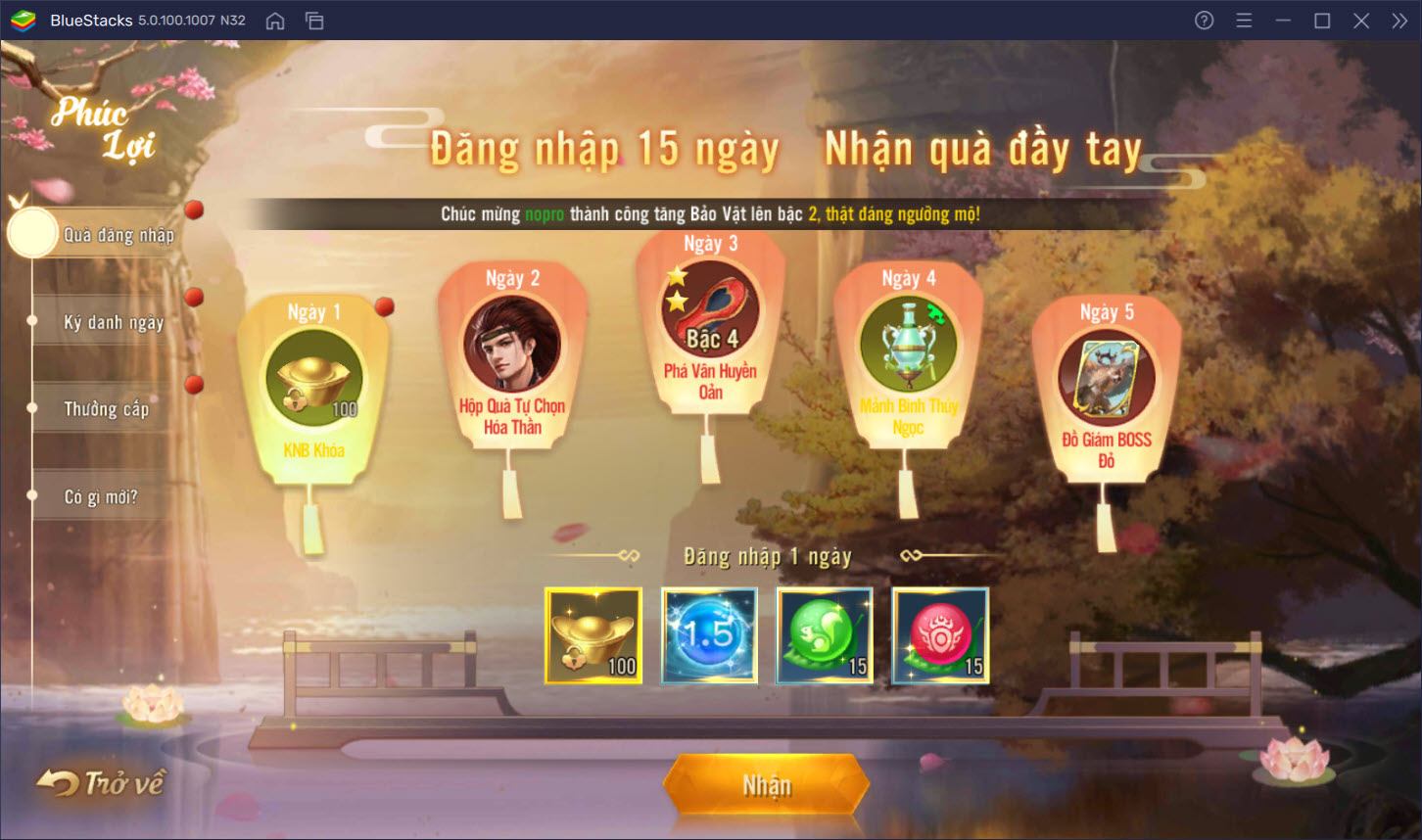 Chơi Phong Khởi Trường An trên PC cùng BlueStacks