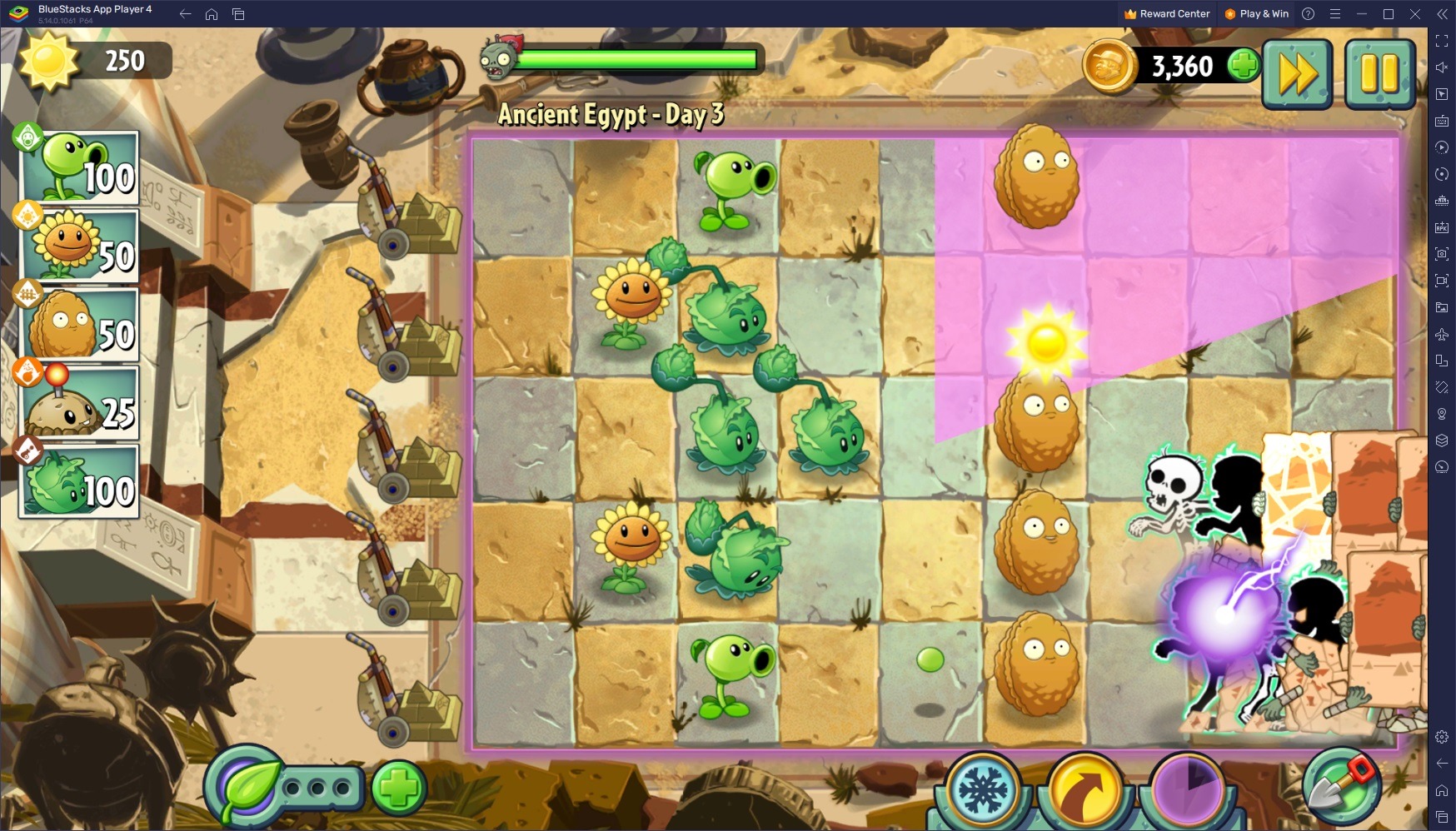 Советы и подсказки новичкам в игре Plants vs Zombies 2 | BlueStacks