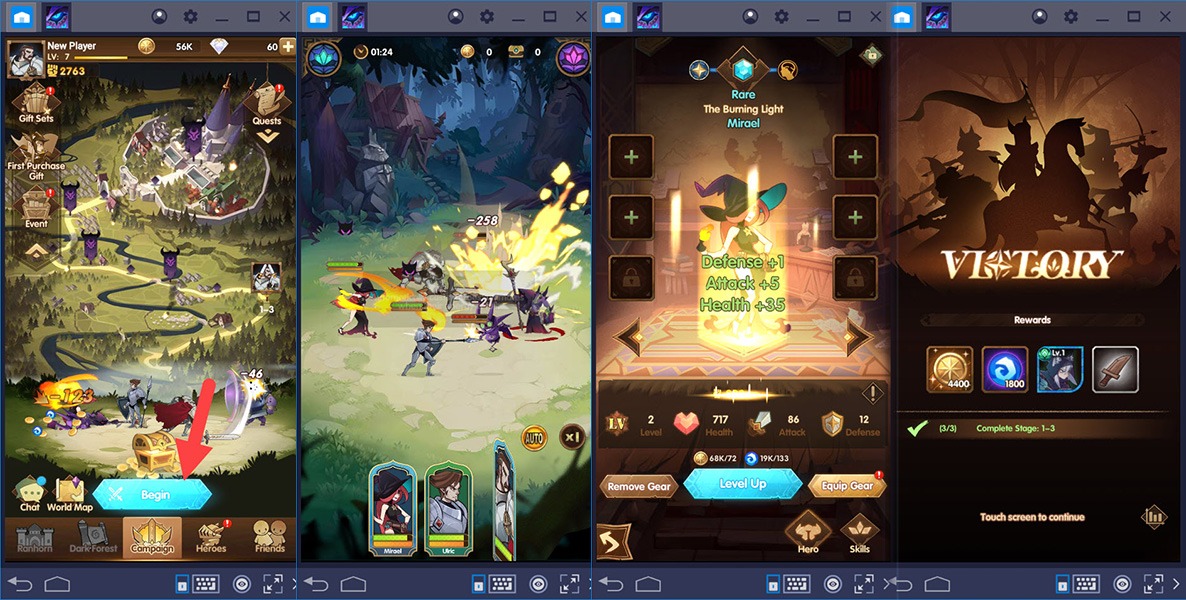 Trải nghiệm AFK Arena trên PC với BlueStacks