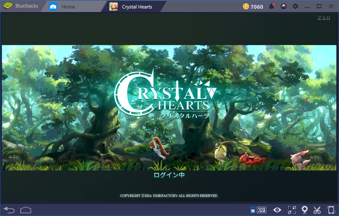 BlueStacksを使ってPCでクリスタルハーツを遊ぼう