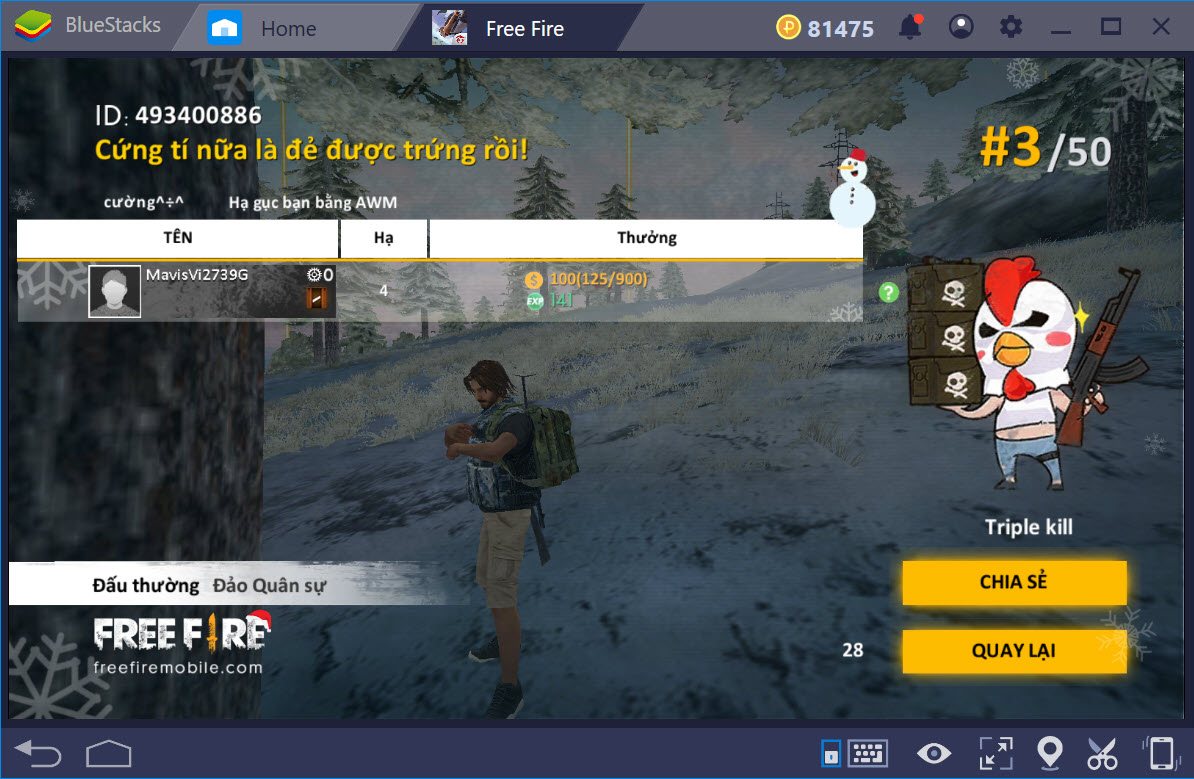 Cách chơi Garena Free Fire trên PC với BlueStacks