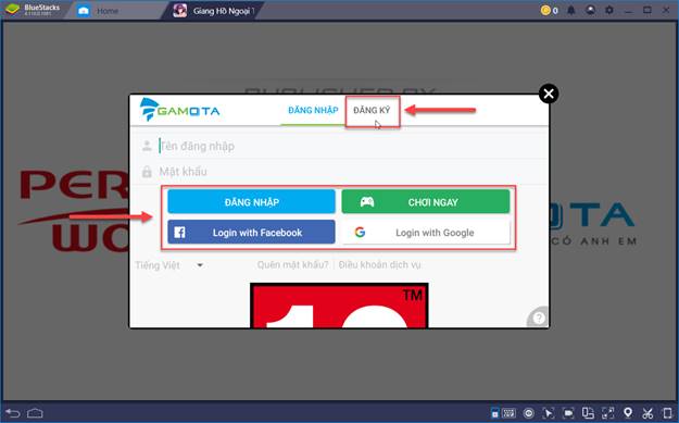 Hướng dẫn chơi Giang Hồ Ngoại Truyện trên PC bằng BlueStacks