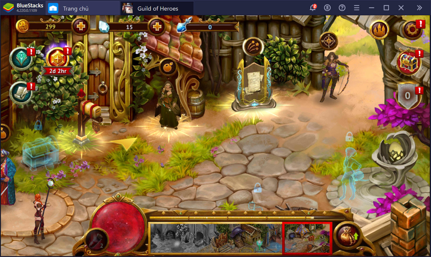 Guild of Heroes: Khám phá thế giới ma thuật phương Tây cùng BlueStacks