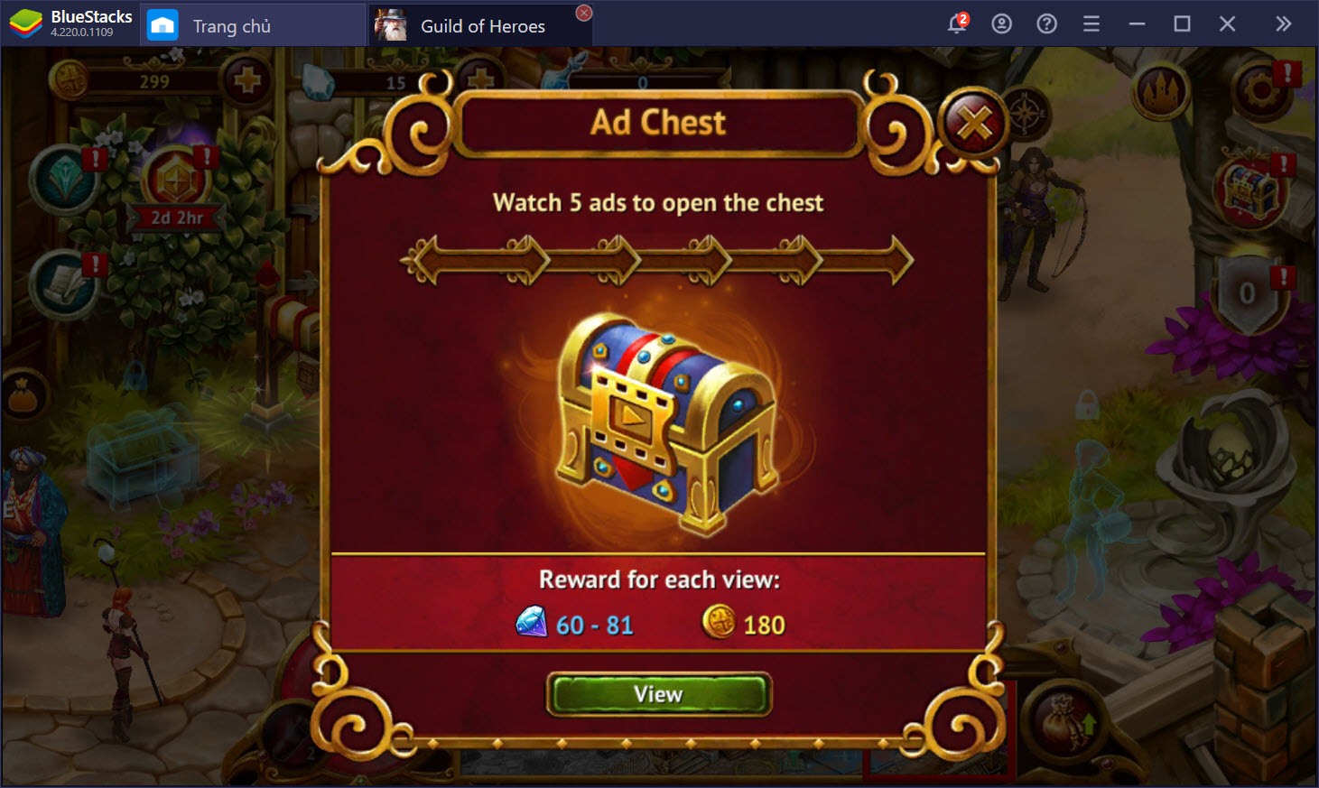 Guild of Heroes: Khám phá thế giới ma thuật phương Tây cùng BlueStacks