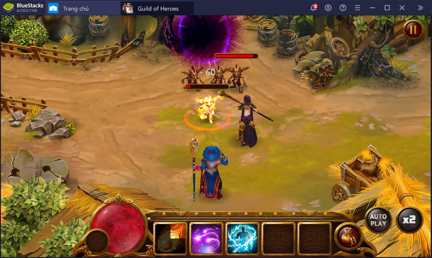 Guild of Heroes: Khám phá thế giới ma thuật phương Tây cùng BlueStacks