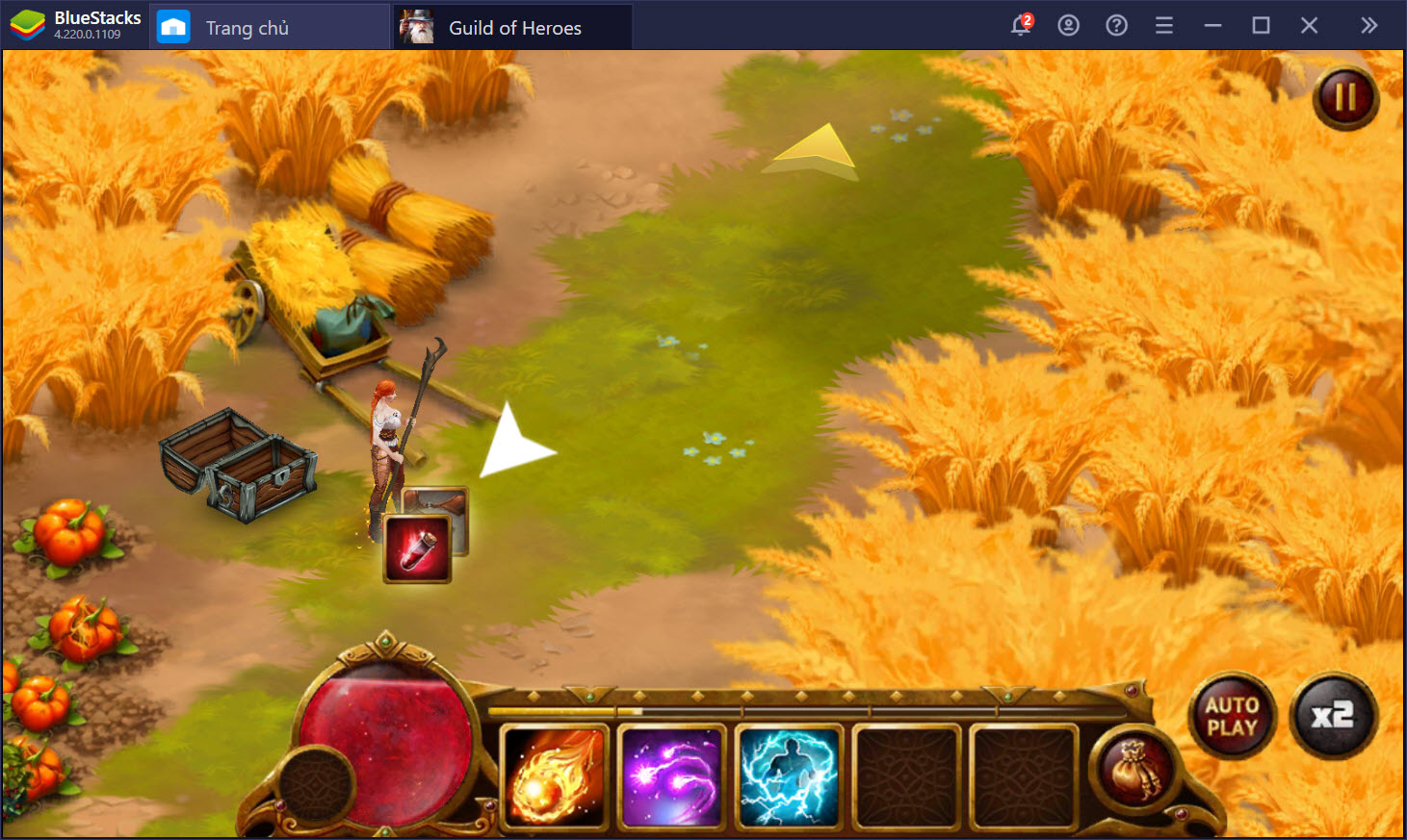 Guild of Heroes: Khám phá thế giới ma thuật phương Tây cùng BlueStacks