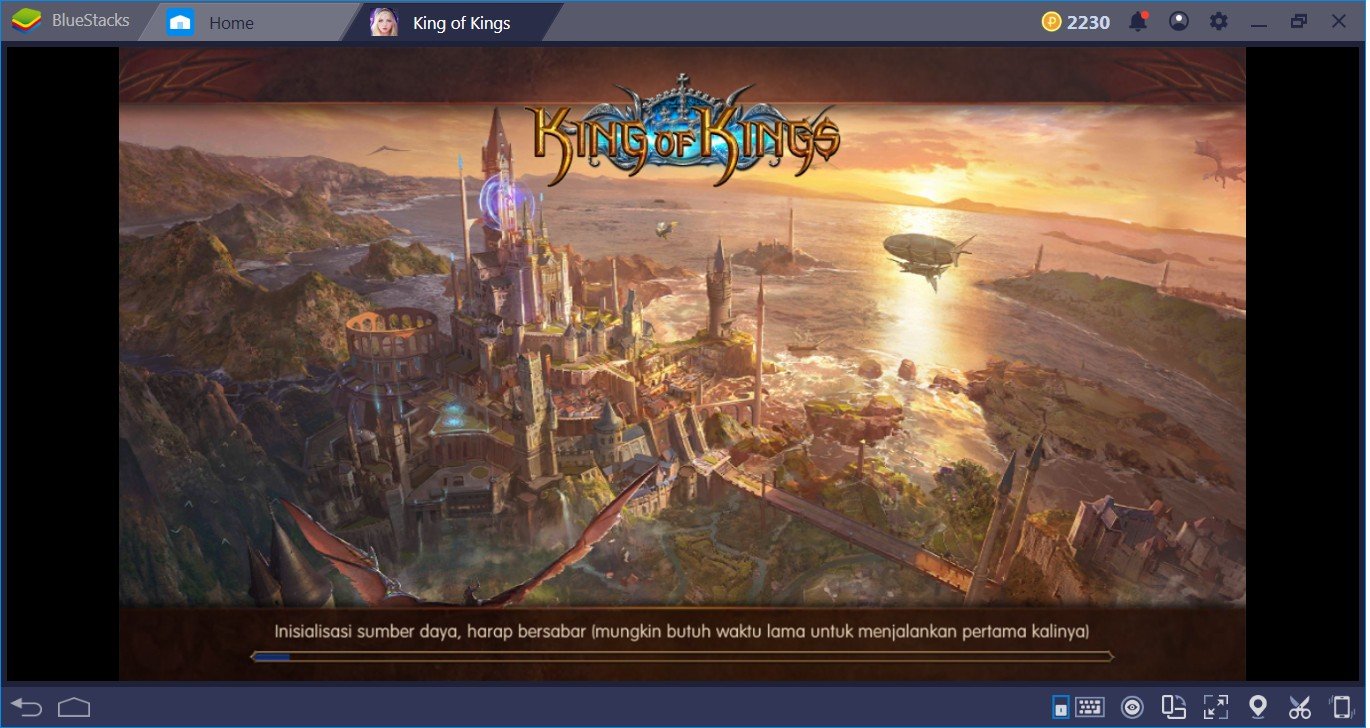 Cara Pemula Keren Main King of Kings di PC dengan Bluestacks