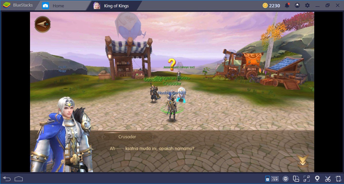 Cara Pemula Keren Main King of Kings di PC dengan Bluestacks