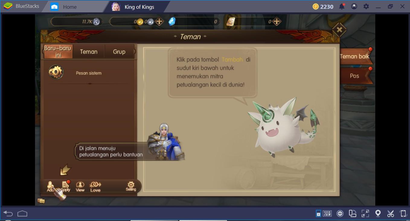 Cara Pemula Keren Main King of Kings di PC dengan Bluestacks